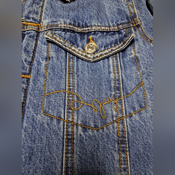 Denim Fleece Lined Long Coat - Picture 3 of 12